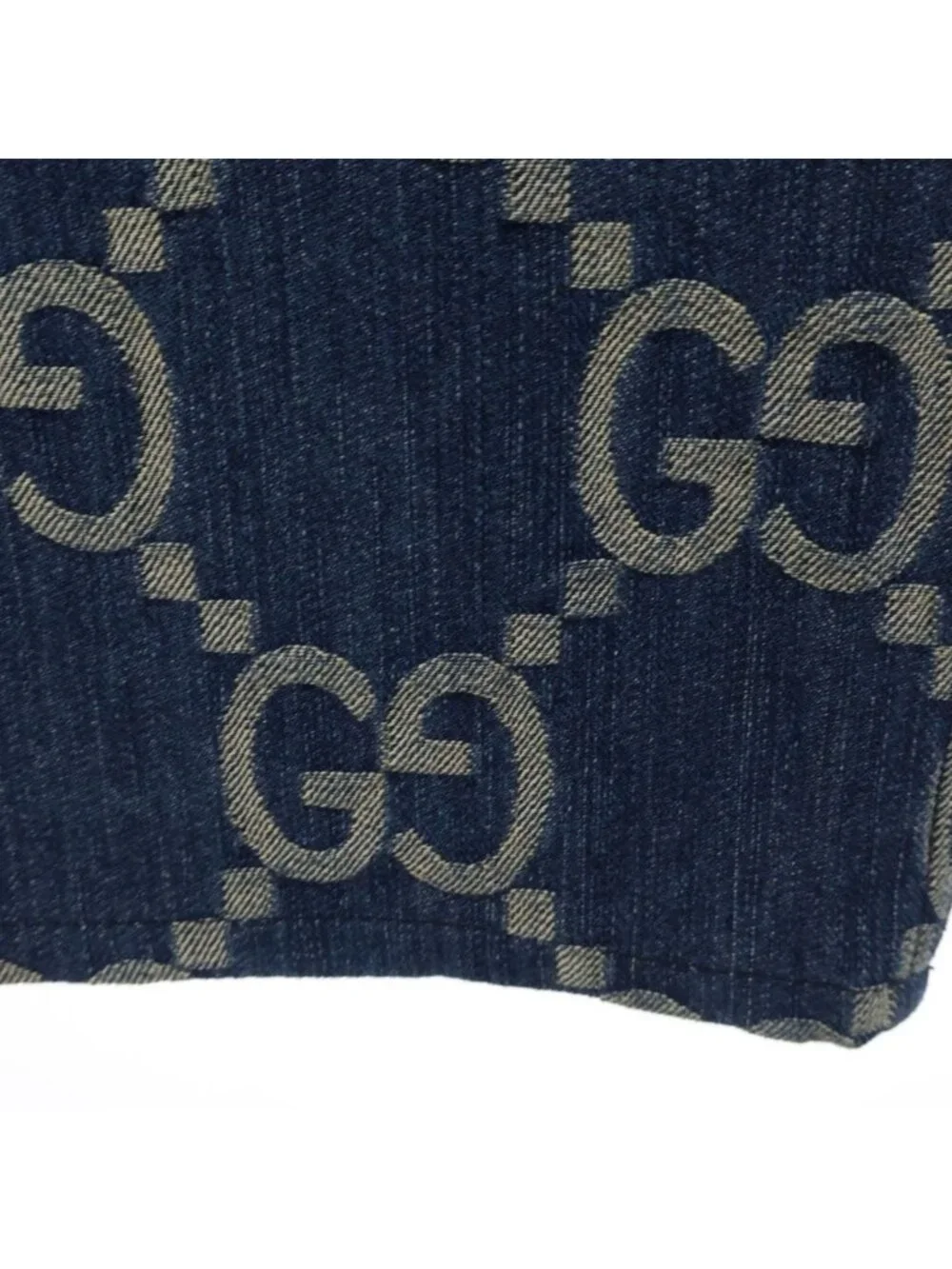 Gucci Pineapple Pants All Over Print Denim Indigo